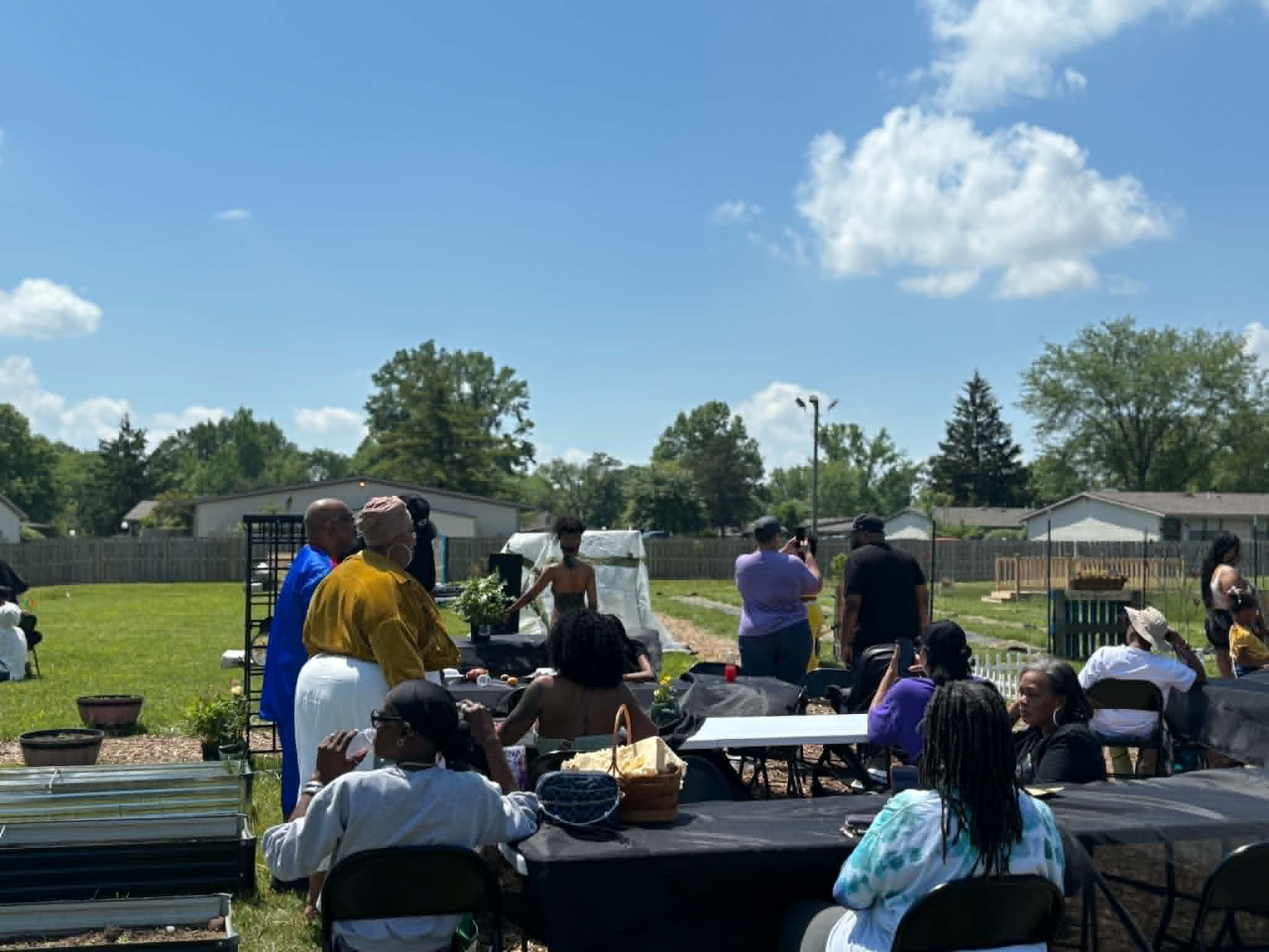 An outdoor class at Rooted Legacy